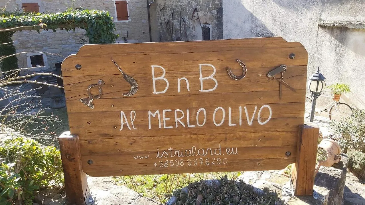 Al Merlo Olivo, Rural Istrian House Bed and Breakfast Buje